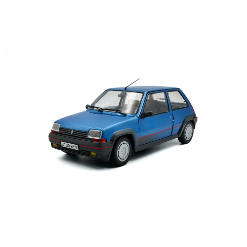 RENAULT R5 GT TURBO MK1 1985 ALPINE BLUE 1:18 Solido Auto Stradali Modellino