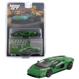 LAMBORGHINI COUNTACH LPI 800-4 2022 VERDE MEDIO 1:64 Mini GT Auto Stradali Modellino