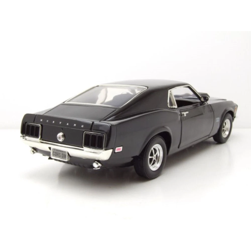 FORD MUSTANG BOSS 429 1970 BLACK 1:18 MotorMax Auto Stradali Modellino