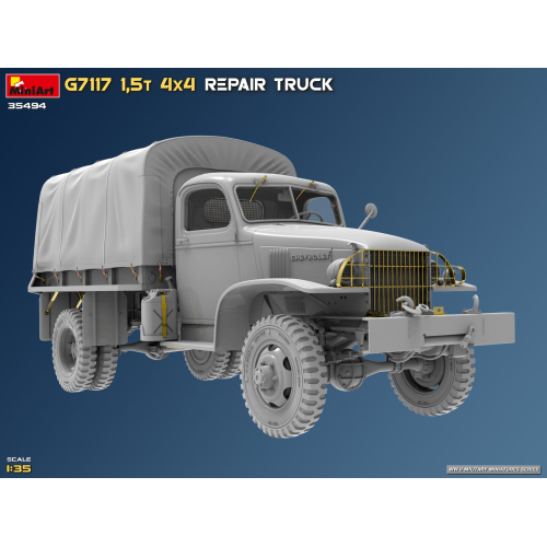 G7117 1,5 T 4X4 REPAIR TRUCK KIT 1:35 Miniart Kit Mezzi Militari Modellino