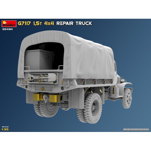 G7117 1,5 T 4X4 REPAIR TRUCK KIT 1:35 Miniart Kit Mezzi Militari Modellino