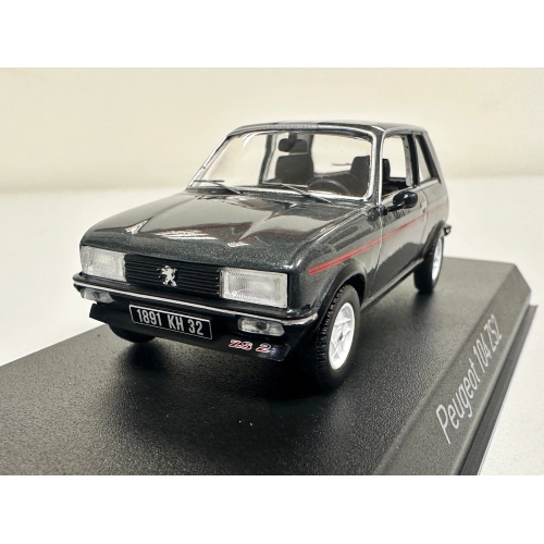 PEUGEOT 104 ZS2 1979 VULCAIN GREY 1:43 Norev Auto Stradali Modellino