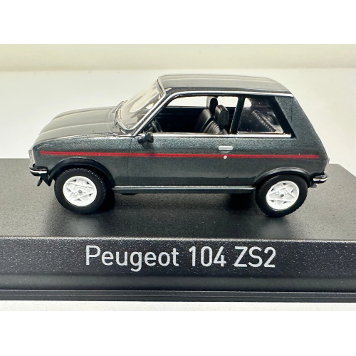 PEUGEOT 104 ZS2 1979 VULCAIN GREY 1:43 Norev Auto Stradali Modellino