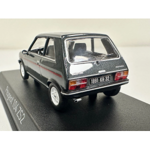 PEUGEOT 104 ZS2 1979 VULCAIN GREY 1:43 Norev Auto Stradali Modellino