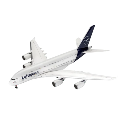 AIRBUS A380-800 LUFTHANSA NEW LIVERY KIT 1:144 Revell Kit Aerei Modellino