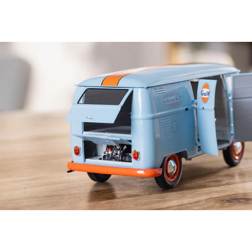MODEL SET VW T1 PANEL VAN "GULF" KIT 1:24 Revell Kit Auto Modellino