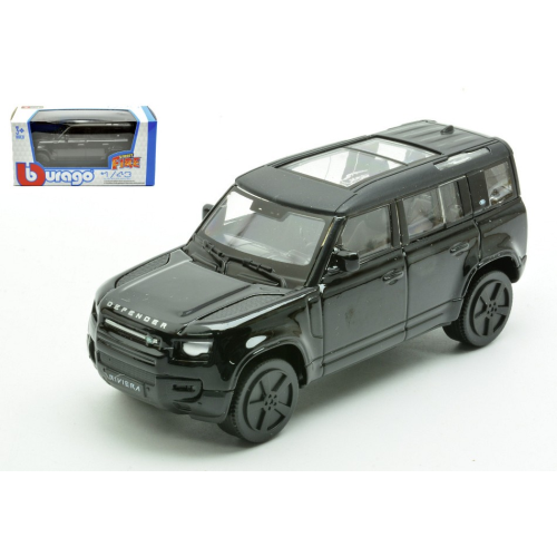 LAND ROVER DEFENDER 110 BLACK 1:43 Burago Auto Stradali Modellino