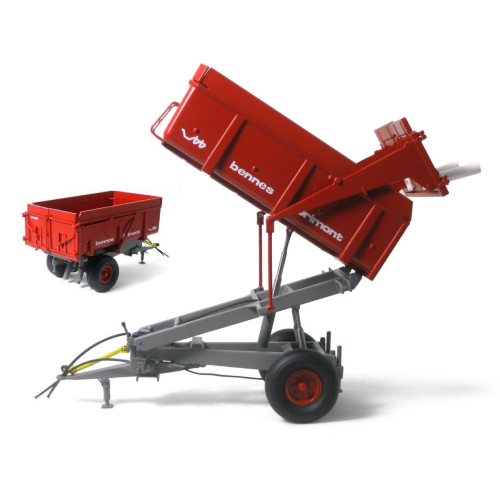 RIMORCHIO CON SOLLEVATORE BRIMONT BB8 SEMI ELEVATRICE 1:32 Replicagri Mezzi Agricoli e Accessori Modellino