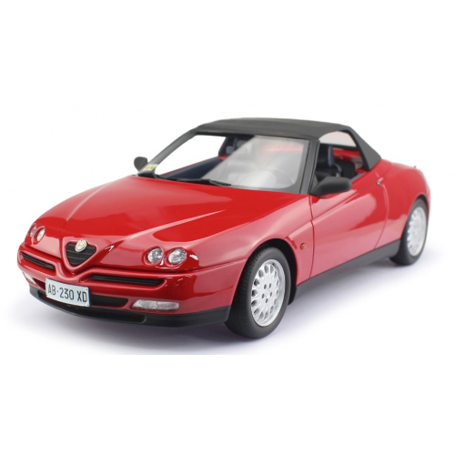 ALFA ROMEO SPIDER T.S.1995 RED 1:18 Laudo Racing Auto Stradali Modellino