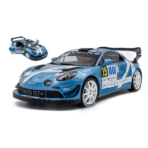 ALPINE A110 RGT N.15 RALLY MONT BLANC 2024 R.ASTIER-D.GIRAUDET 1:18 Solido Auto Rally Modellino