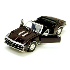 CHEVROLET CAMARO SS 1967 CABRIO BORGOGNA 1:24 MotorMax Auto Stradali Modellino