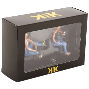 FIGURINE THELMA & LOUISE (CAR NOT INCLUDED) 1:18 KK Scale Movie Modellino