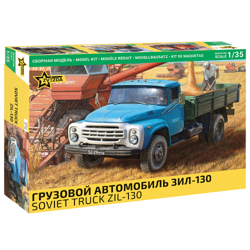 SOVIET TRUCK ZIL 130 KIT 1:35 Zvezda Kit Camion Modellino