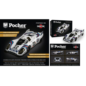 PORSCHE 917K N.22 WINNER 24H LE MANS 1971 MARKO-VAN LENNEP KIT 1:8 Pocher Auto Competizione Modellino