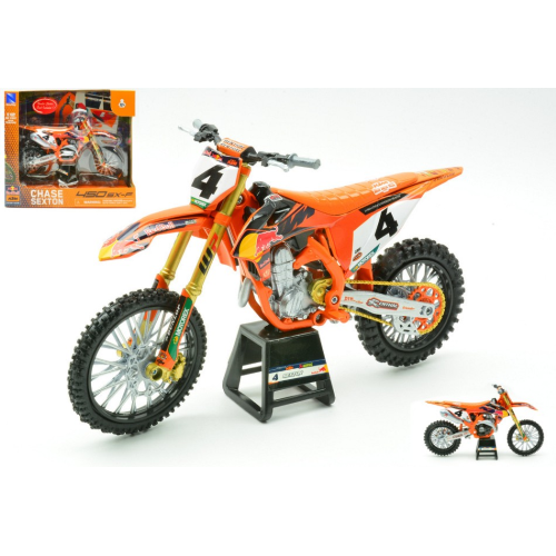 KTM RED BULL 450SX-F CHASE SEXTON N.4 2025 1:12 New Ray Moto Modellino
