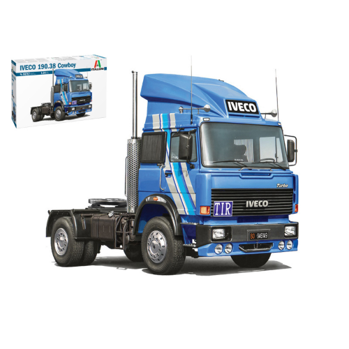 IVECO 190.38 COWBOY TURBO TRACTOR TRUCK 2-ASSI 1984 1:24 Italeri Kit Camion Modellino