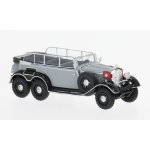 MERCEDES G4 CONVERTIBLE 1938 GREY 1:87 Brekina Auto d'Epoca Modellino