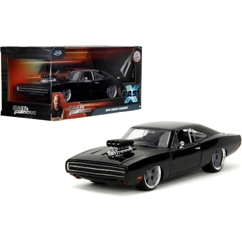 DODGE (F10) FAST & FURIOUS 1970 BLACK 1:24 Jada Toys Movie Modellino