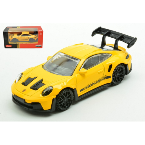 PORSCHE 911 GT3 RS YELLOW 1:43 Rastar Auto Stradali Modellino