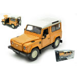 LAND ROVER DEFENDER WORK V8 ISLAY EDITION 2023 SAND/WHITE ROOF 1:24 RE.EL.Toys Auto Stradali Modellino