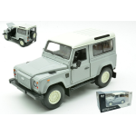 LAND ROVER DEFENDER WORK V8 ISLAY EDITION 2023 GREY/WHITE ROOF 1:24 RE.EL.Toys Auto Stradali Modellino