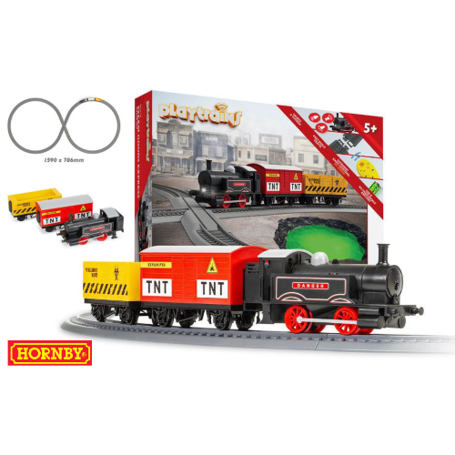 PLAYTRAINS STEAM GOOD EXPRESS TRAIN SET 1:76 Produttori Vari Treni Modellino