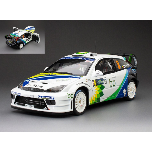 FORD FOCUS RS N.8 2ND RALLY GERMANY 2004 F.DUVAL-S.PREVOT 1:18 SunStar Auto Rally Modellino