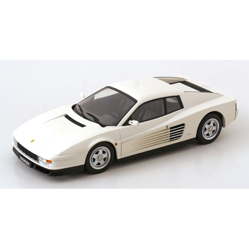 FERRARI TESTAROSSA 1986 WHITE 1:18 KK Scale Auto Stradali Modellino