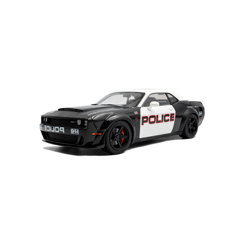 DODGE CHALLENGER R/T SCAT PACK WIDEBODY 2023 HIGHWAY POLICE 1:18 Solido Forze dell'Ordine Modellino