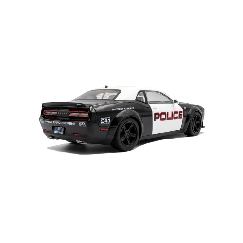 DODGE CHALLENGER R/T SCAT PACK WIDEBODY 2023 HIGHWAY POLICE 1:18 Solido Forze dell'Ordine Modellino