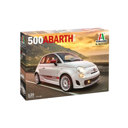 500 ABARTH (2008) KIT 1:24 Italeri Kit Auto Modellino