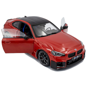 BMW M2 (G87) PERFORMANCE PARTS 2024 METALLIC TORONTO RED 1:18 Solido Auto Stradali Modellino