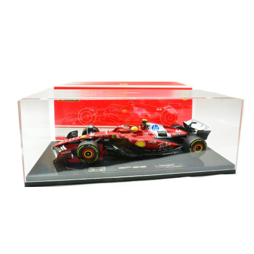 FERRARI F1 N.44 LEWIS HAMILTON 2025 SIGNATURE 1:18 Burago Formula 1 Modellino