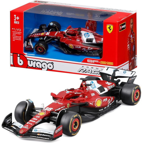 FERRARI F1 SF-25 N.16 CHARLES LECLERC 2025 1:43 Burago Formula 1 Modellino