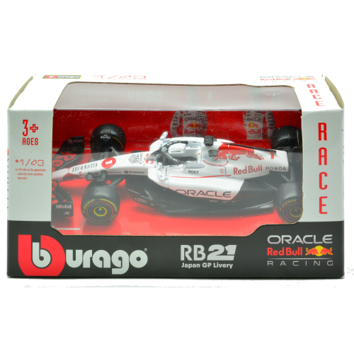 RED BULL RB21 N.1 2025 MAX VERSTAPPEN JAPAN GP 1:43 Burago Formula 1 Modellino