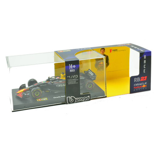 RED BULL RB21 N.1 2025 MAX VERSTAPPEN SIGNATURE 1:43 Burago Formula 1 Modellino