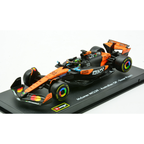 MCLAREN MCL39 N.81 2025 OSCAR PIASTRI SIGNATURE 1:43 Burago Formula 1 Modellino