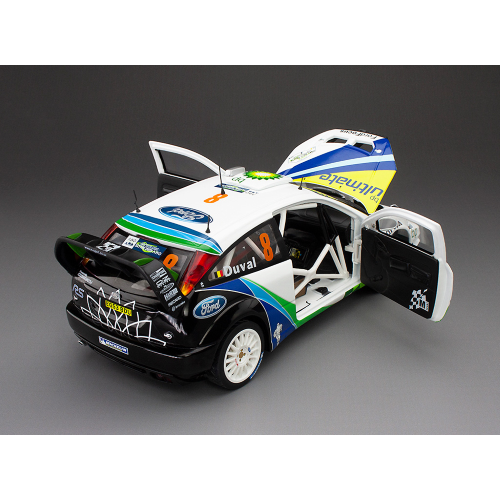 FORD FOCUS RS N.8 2ND RALLY GERMANY 2004 F.DUVAL-S.PREVOT 1:18 SunStar Auto Rally Modellino