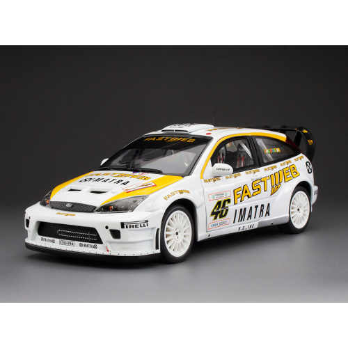 FORD FOCUS RS N.46 RALLY MONZA 2006 V.ROSSI-C.CASSINA 1:18 SunStar Auto Rally Modellino