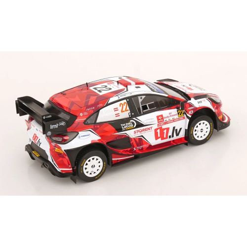 FORD PUMA WRC N.22 RALLY POLEN 2024 SEEKS-FRANCIS 1:18 Ixo Model Auto Rally Modellino
