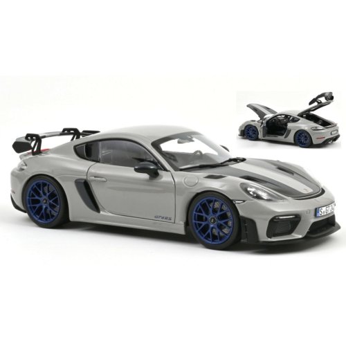 PORSCHE CAYMAN GT4 RS WITH WEISSACH PACK 2023 CHALK 1:18 Norev Auto Stradali Modellino