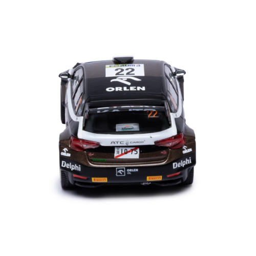SKODA FABIA N.22 RALLY2 JAPAN 2024 KAJETANOWICZ-SZCZEPANIAK 1:43 Ixo Model Auto Rally Modellino