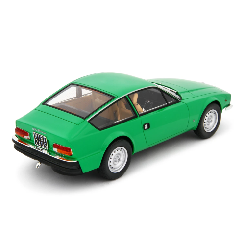 ALFA ROMEO GIULIA COUPE 1600 GT JUNIOR ZAGATO 1972 GREEN 1:18 Laudo Racing Auto Stradali Modellino