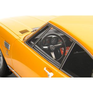 FIAT DINO COUPE 2000 1967 YELLOW 1:18 Laudo Racing Auto Stradali Modellino