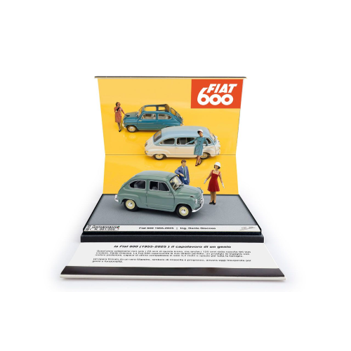 FIAT 600 1A SERIE 1955 70° ANNIVERSARIO 1:43 Brumm Modelli Speciali Modellino