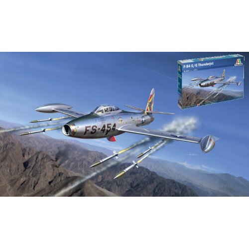 F-84G THUNDERJET KIT 1:72 Italeri Kit Aerei Modellino