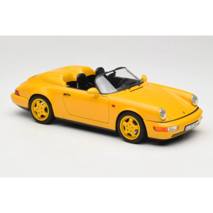 PORSCHE 911 SPEEDSTER 1993 SPEED YELLOW 1:18 Norev Auto Stradali Modellino