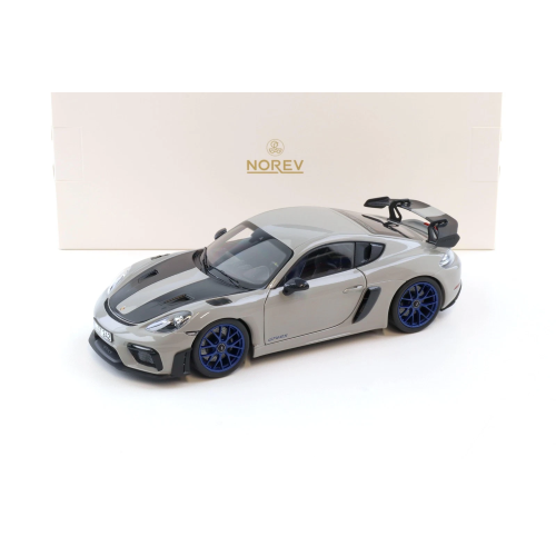 PORSCHE CAYMAN GT4 RS WITH WEISSACH PACK 2023 CHALK 1:18 Norev Auto Stradali Modellino
