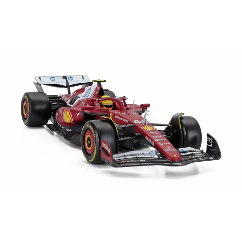 FERRARI F1 N.44 LEWIS HAMILTON 2025 SIGNATURE 1:18 Burago Formula 1 Modellino