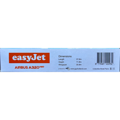 AIRBUS A321 NEO "EASYJET" 1:200 Produttori Vari Aerei Modellino